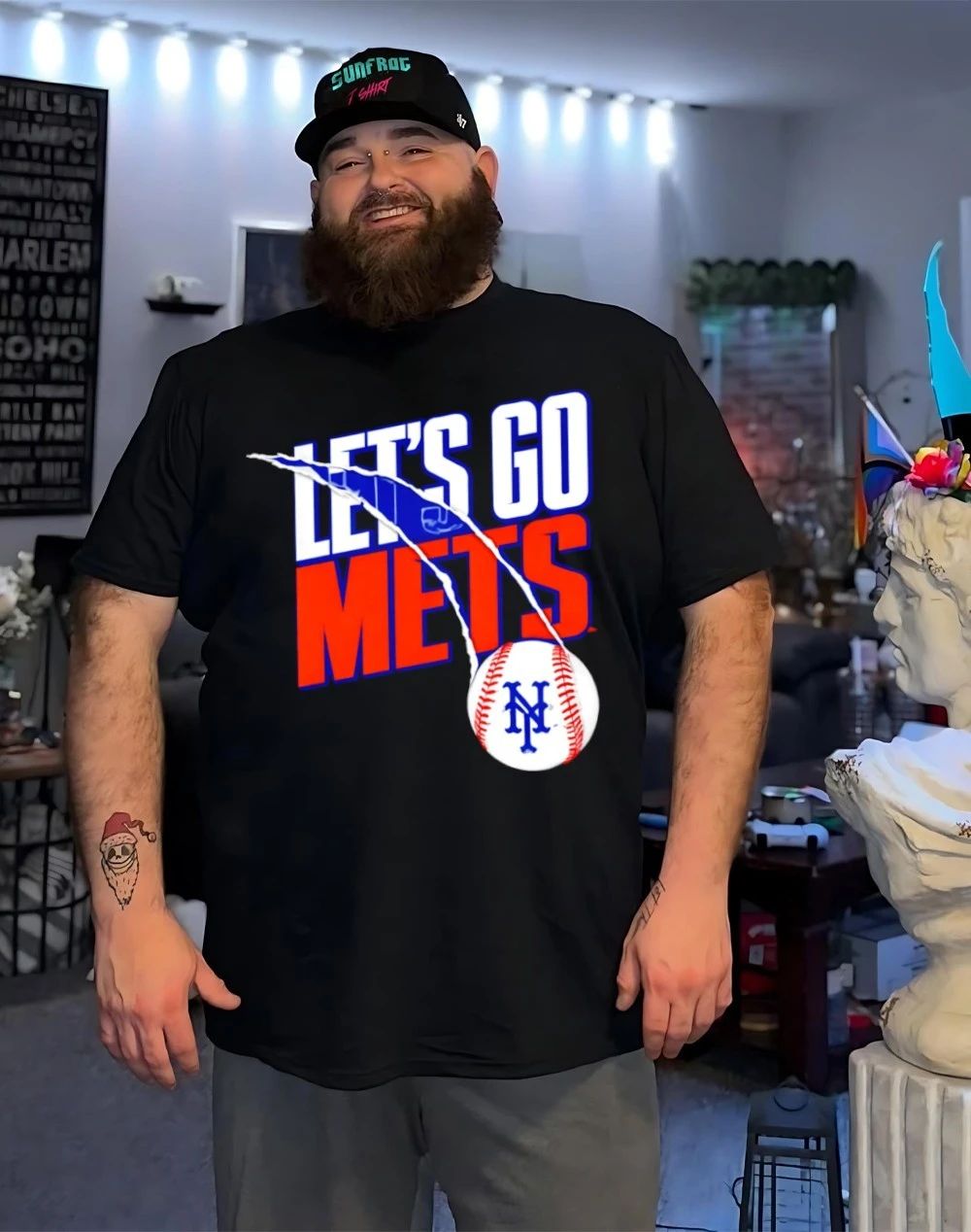 New York Mets Let’s Go Mets Royal Splitter shirt