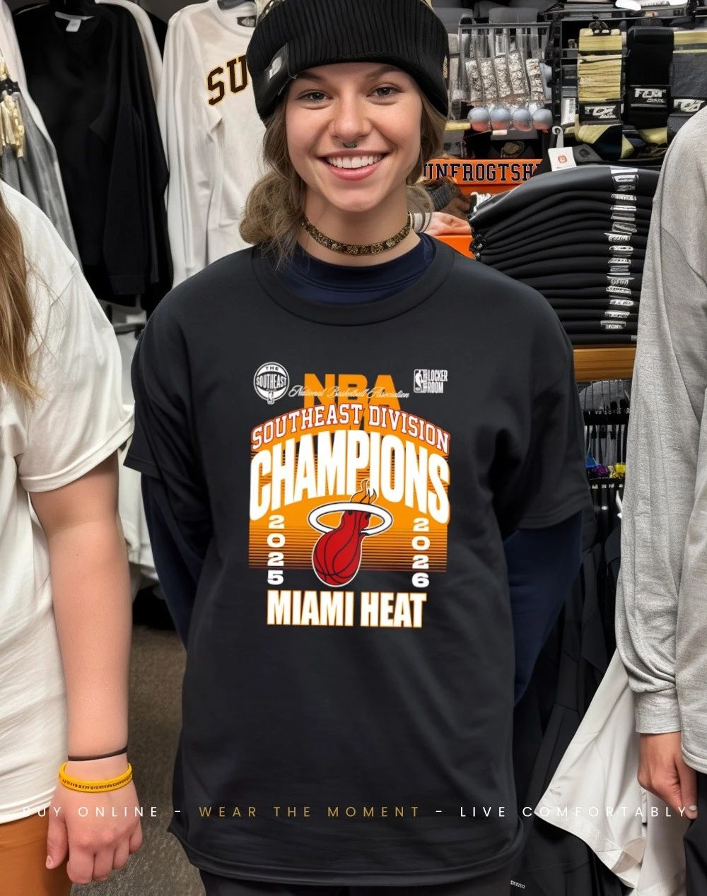 Miami Heat 2025-26 NBA Southeast Division Champions Locker Room shirt