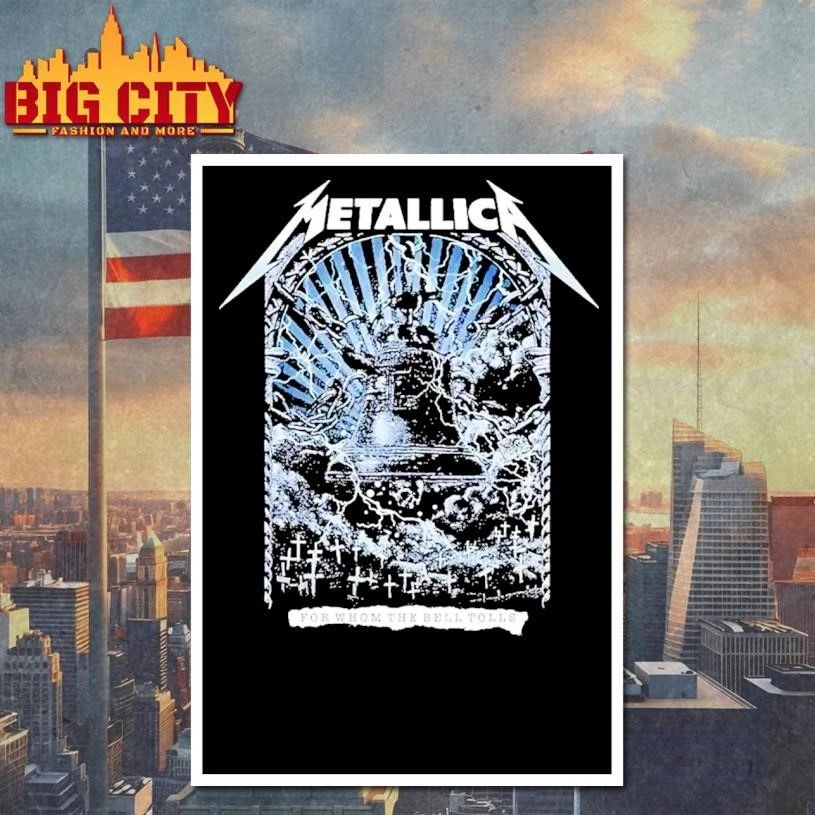 Metallica M72 World Tour For Whom The Bell Tolls Pop-Up Shirt