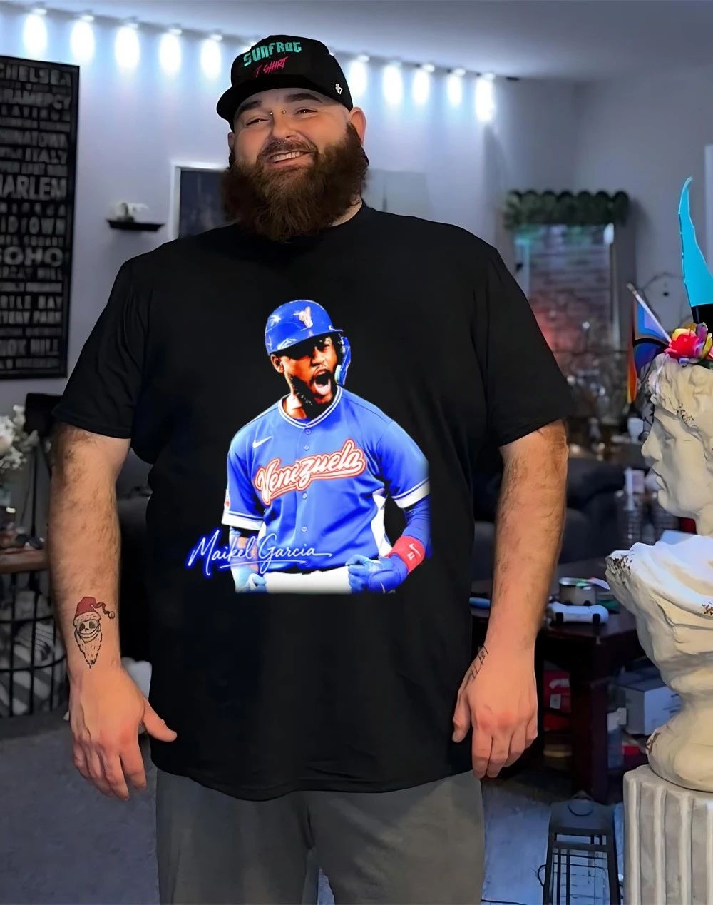Maikel García Venezuela Team 2026 World Baseball Classic Champions signature shirt