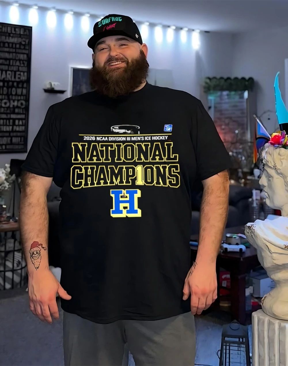 Hamilton Continentals Hamilton Continentals Men’s 2026 Division III Men’s Ice Hockey National Champions Shirt