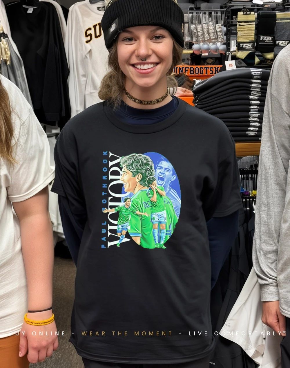 Paul Rothrock Seattle Sounders FC Vertical shirt
