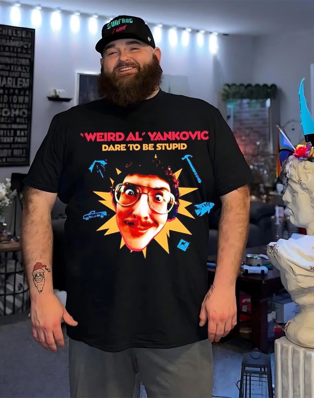 Weird al Yankovic dare to be stupid shirt