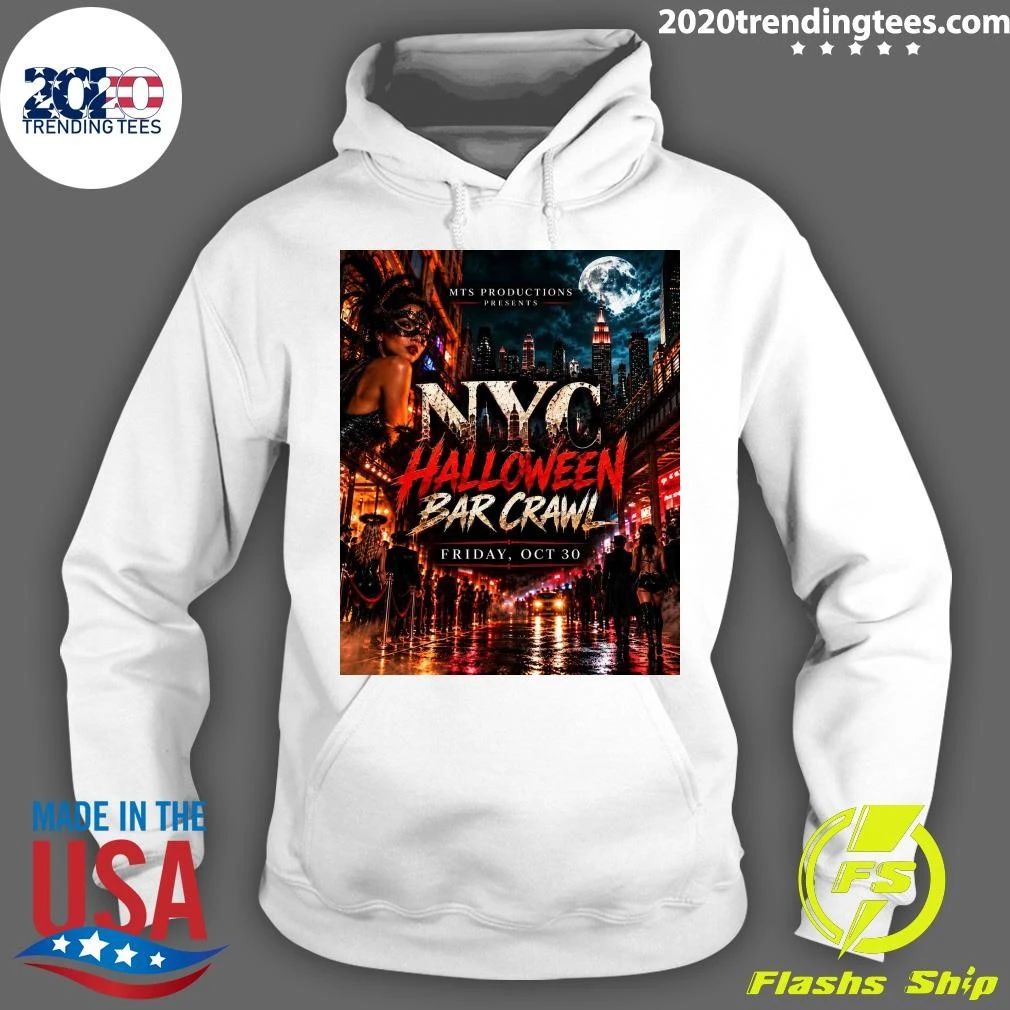 NYC Halloween Bar Crawl 2026 – Manhattan Halloween Nightlife Shirt