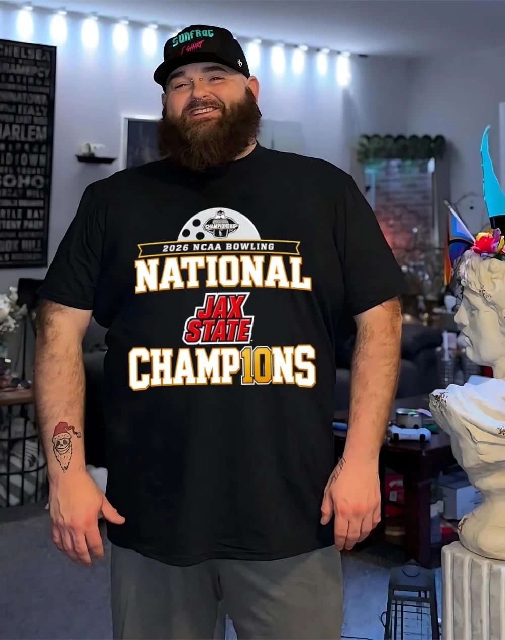Jacksonville State Gamecocks 2026 NCAA Bowling National Champions shirt