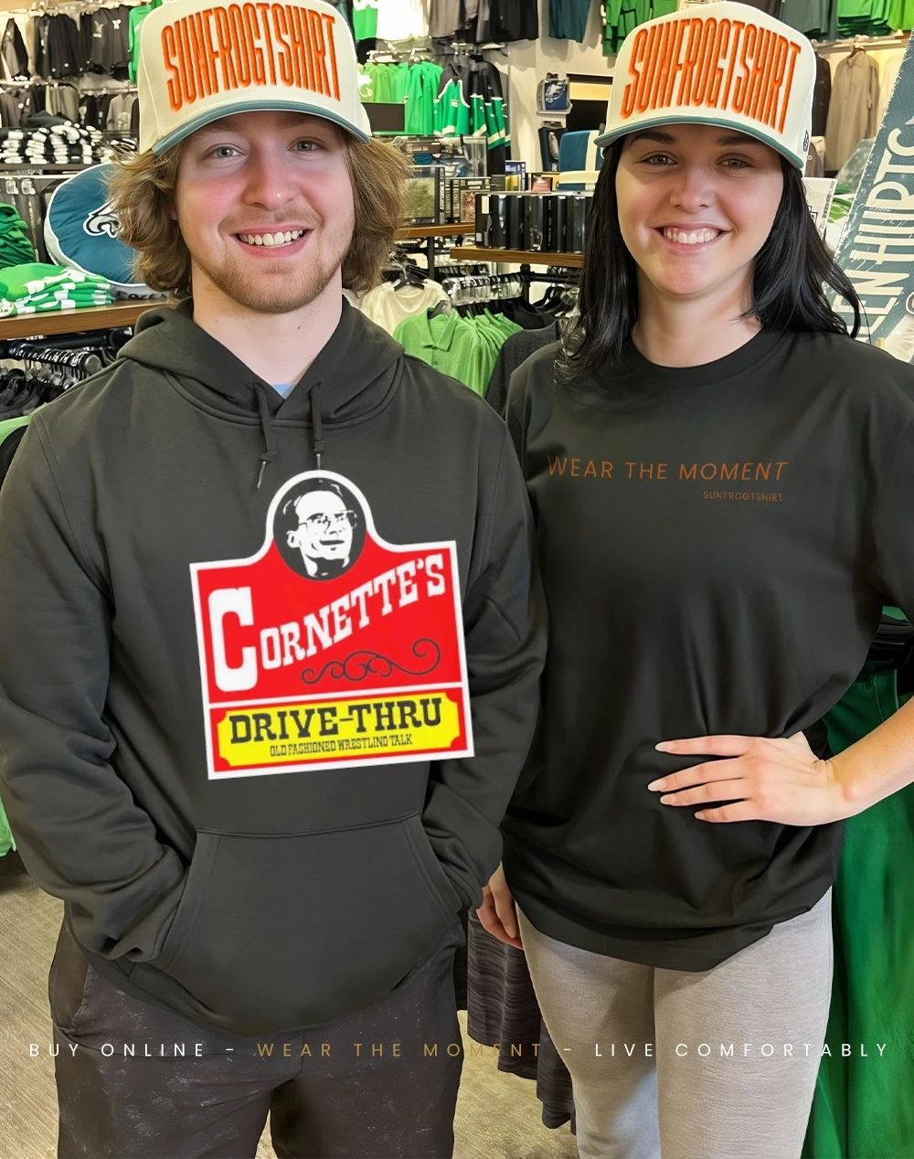 Jim Cornette Drive-Thru old fashioned wrestling talk shirt