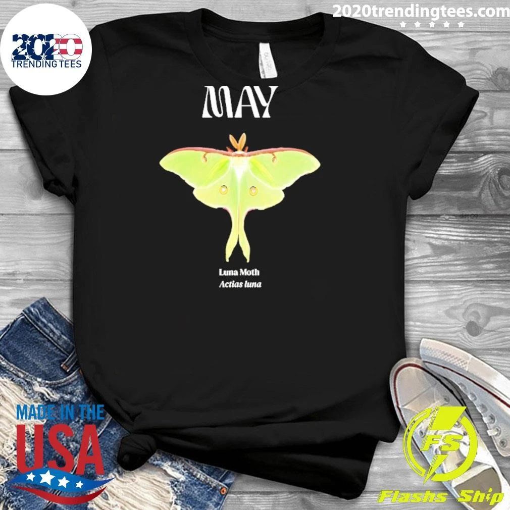 May Luna Moth Actias Luna Entomology Shirt
