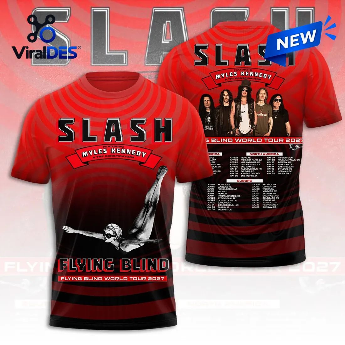 Slash Myles Kennedy World Tour 2027 Shirt