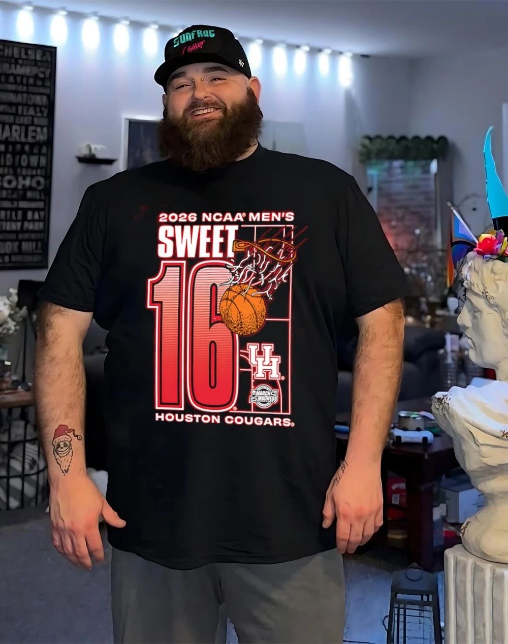 Houston Cougars 2026 NCAA March Madness Sweet 16 Bound shirt