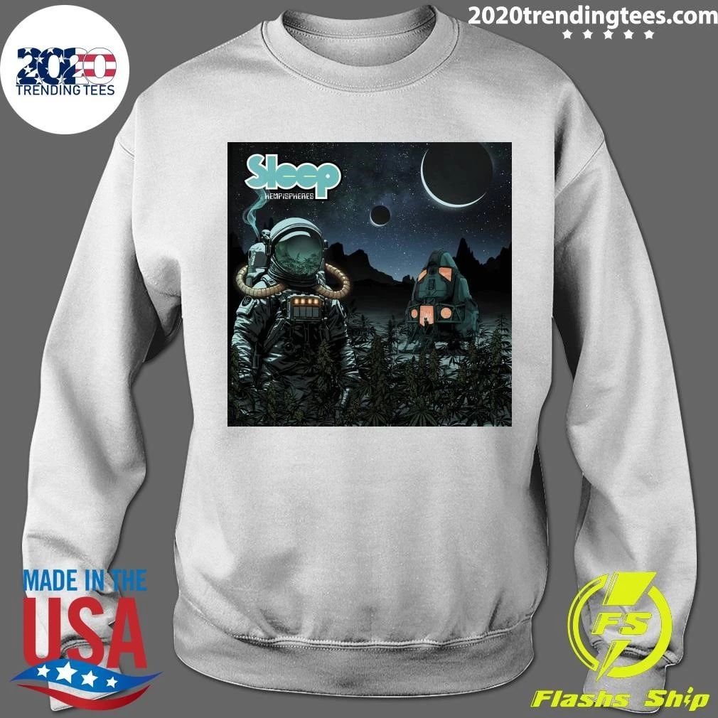 Sleep Hempispheres Album Artwork Space Doom Metal Stoner Band Tee Shirt