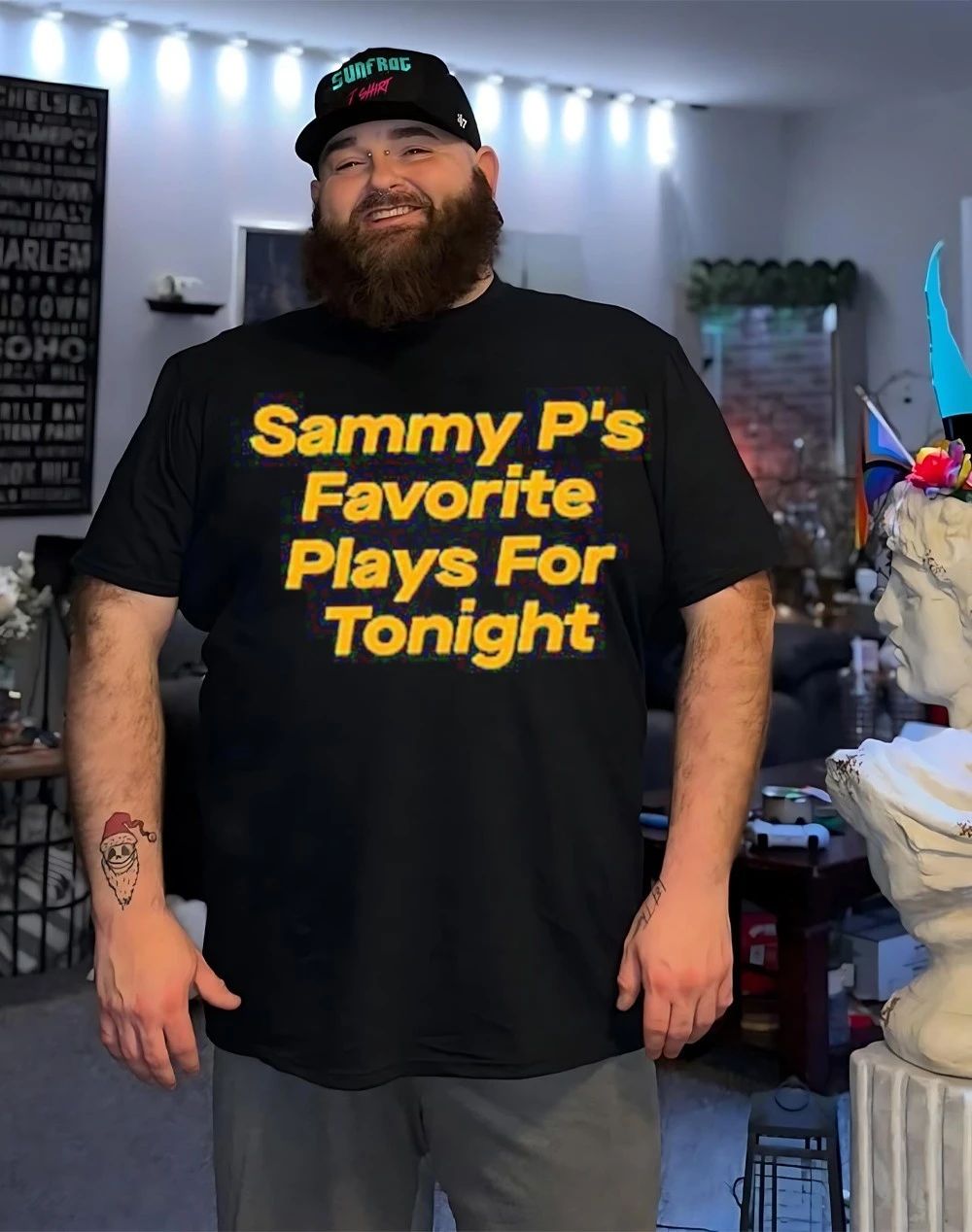 Buffalo Sabres Sammy P’s favorite plays for tonight front and back shirt