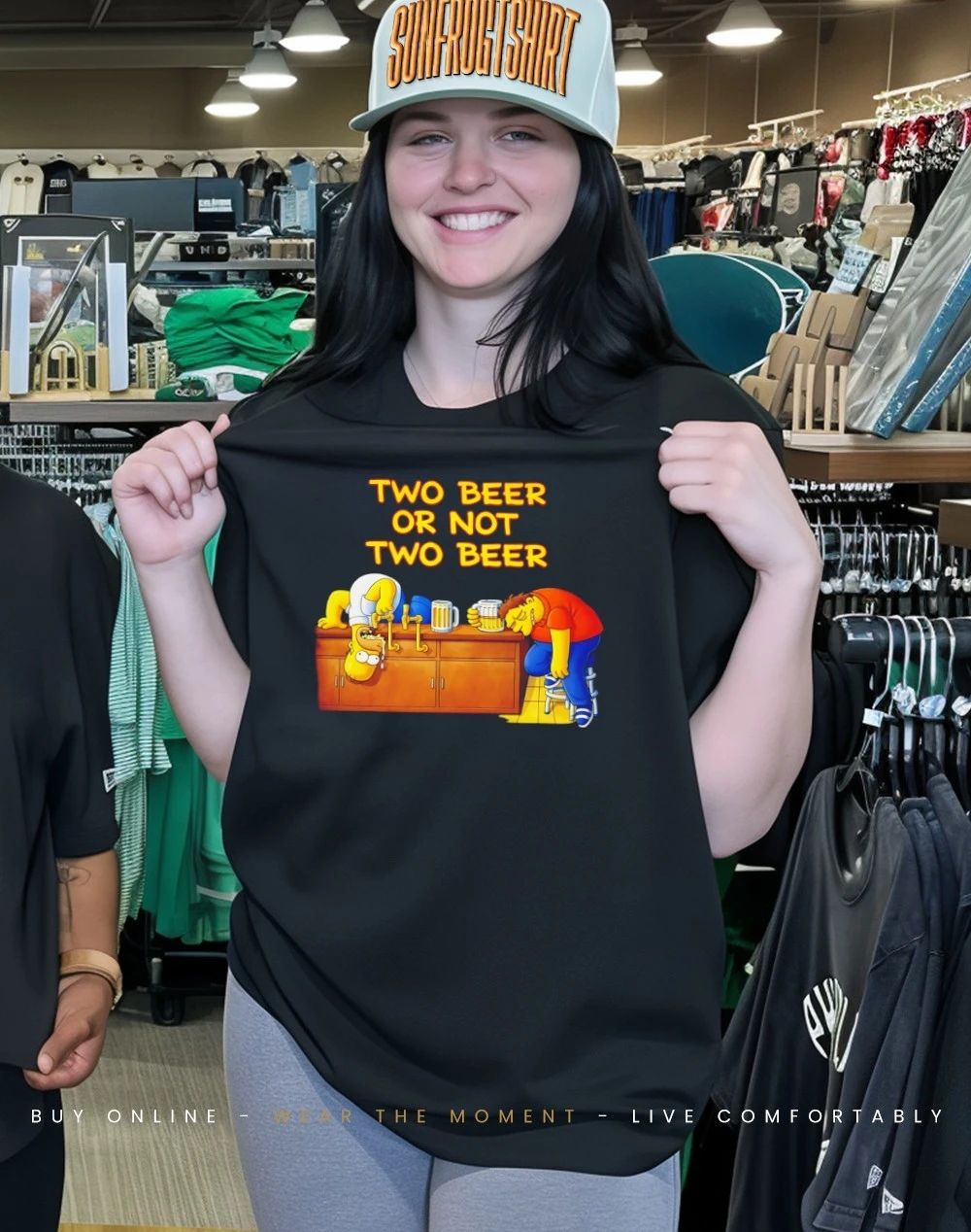 The Simpsons two beer or not two beer shirt