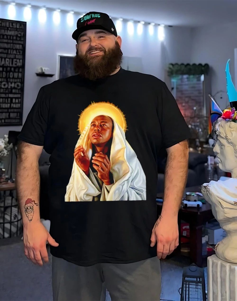 Saint Tiger Woods Mugshot funny shirt
