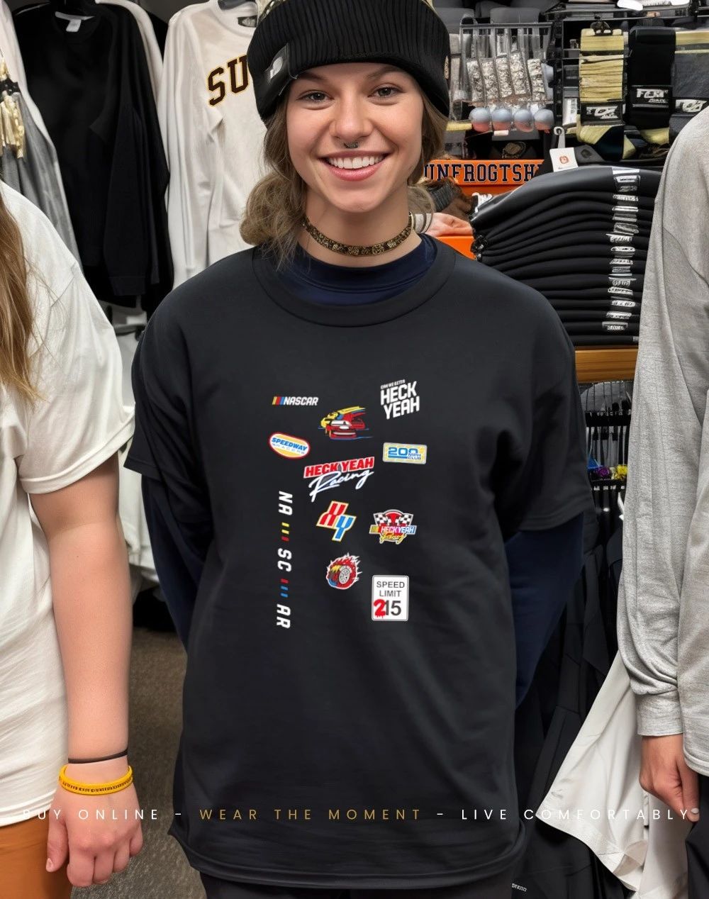 Heck Yeah Toddler NASCAR Vive La Fete shirt