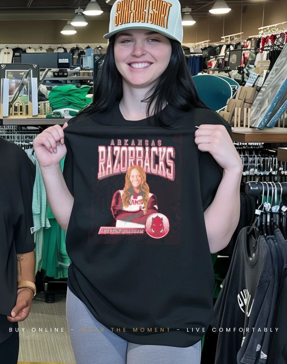 Payton Burnham Arkansas Razorbacks Retro 90s shirt