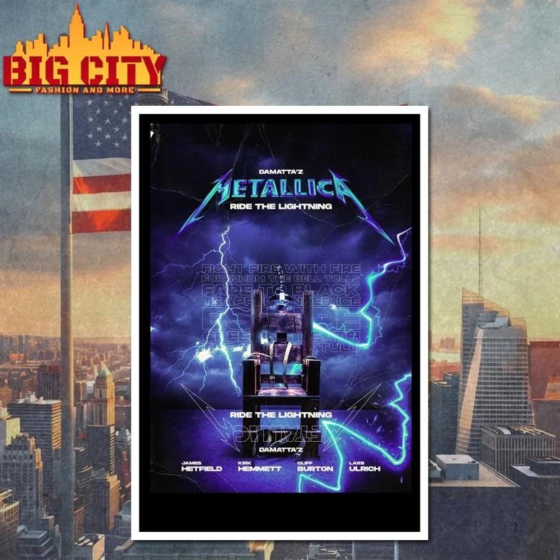 Metallica Ride the Lightning (Releitura) Album Shirt