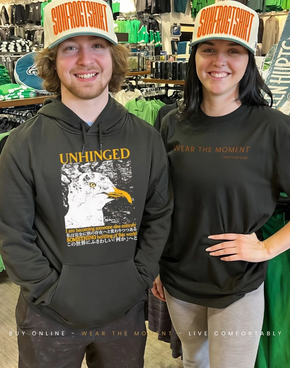 Seagull unhinged I am becoming someone else something befitting shirt