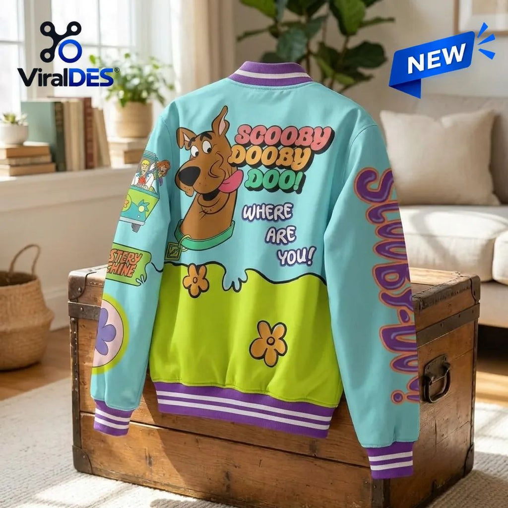 Scooby Doo Mystery Machine Varsity Jacket