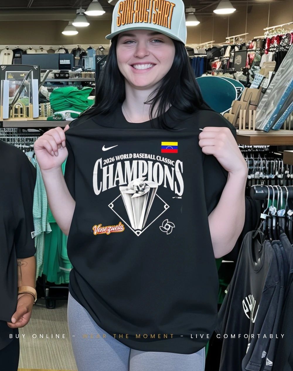 Venezuela Team 2026 World Baseball Classic Champions trophy shirt