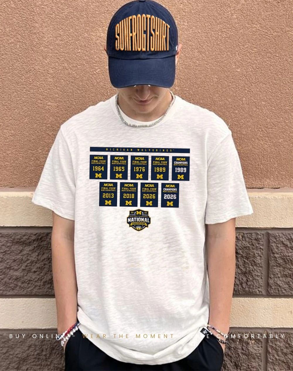 Michigan Men’s Basketball NCAA National Champions March Madness 2026 banner shirt