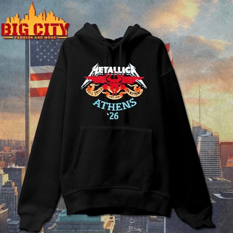 Metallica Athens ’26 Full Speed Shirt