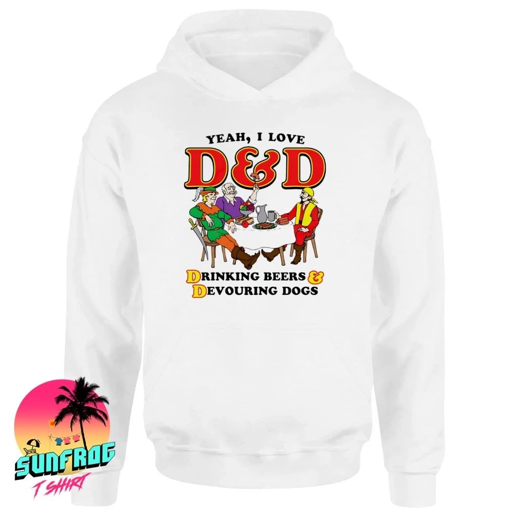 Yeah I Love D&D Drinking Beers & Devouring Dogs shirt