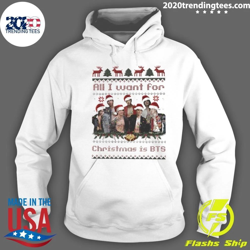 All I Want For Christmas Is BTS Bangtan Sweater Shirt