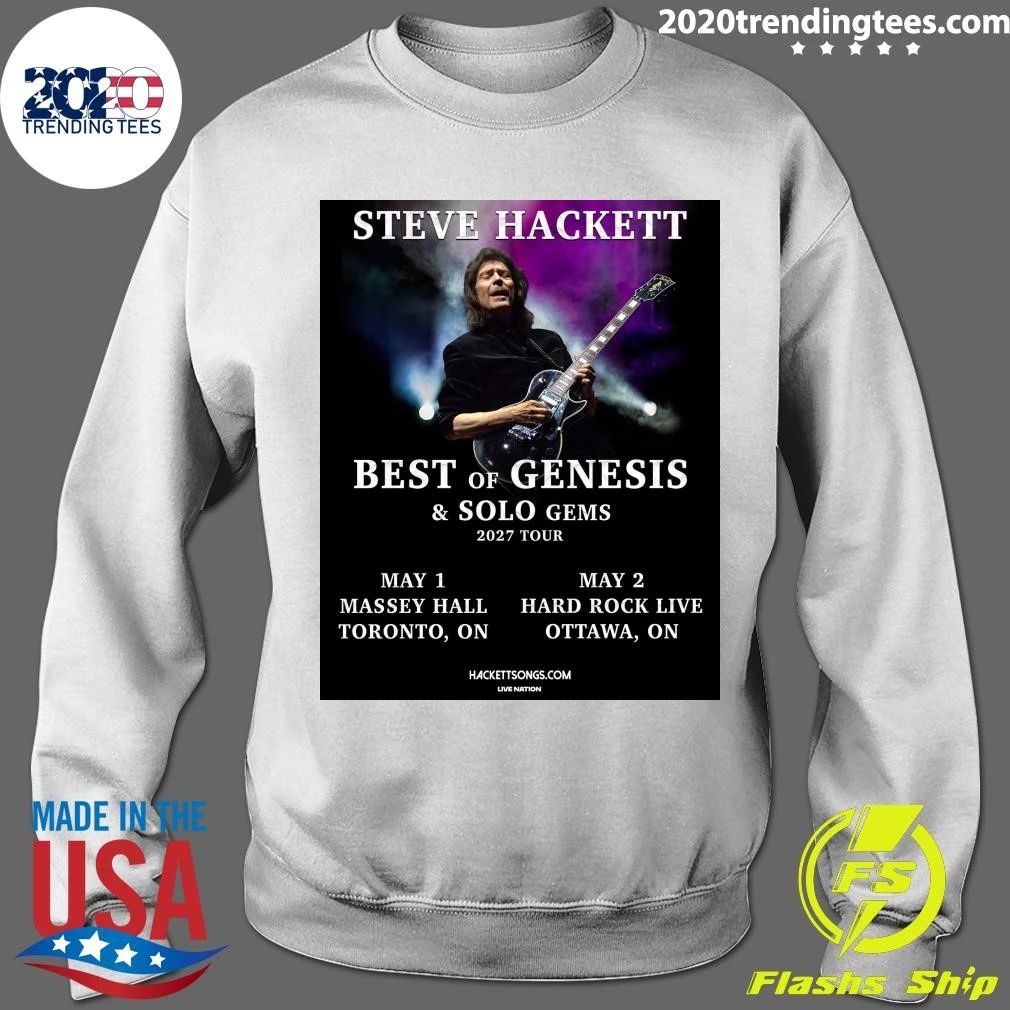 Steve Hackett’s Best Of Genesis & Solo Gems Tour comes to Toronto and Ottawa May 1-2, 2027 Shirt