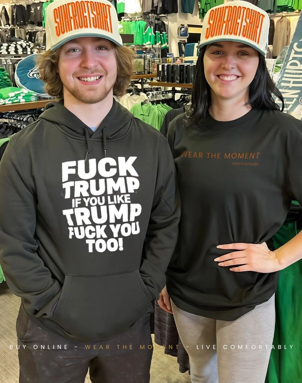 Fuck Trump if you like Trump fuck you too humor shirt