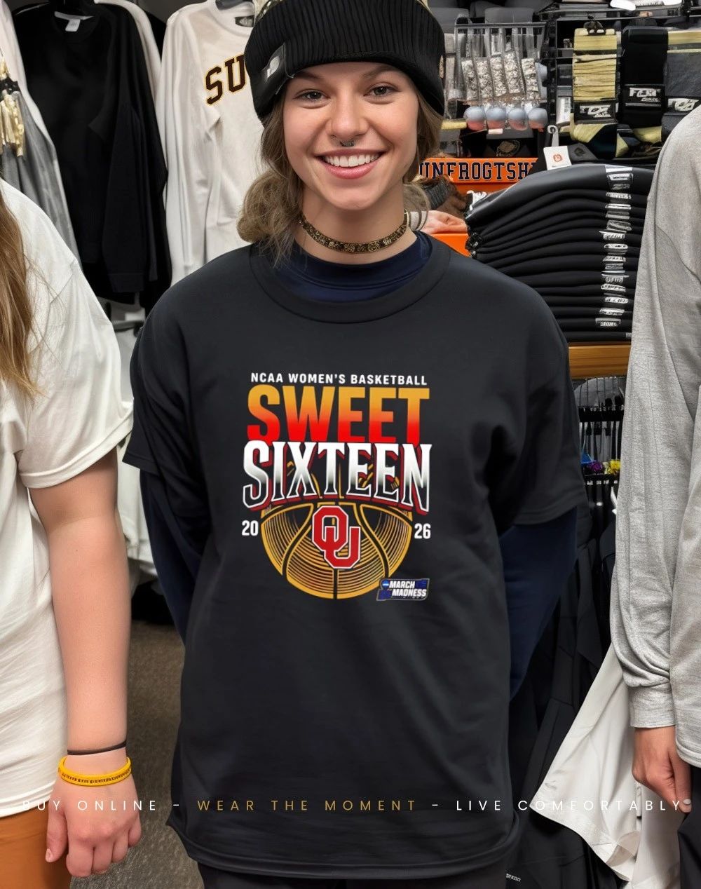Oklahoma Women’s Basketball 2026 NCAA March Madness Sweet Sixteen shirt
