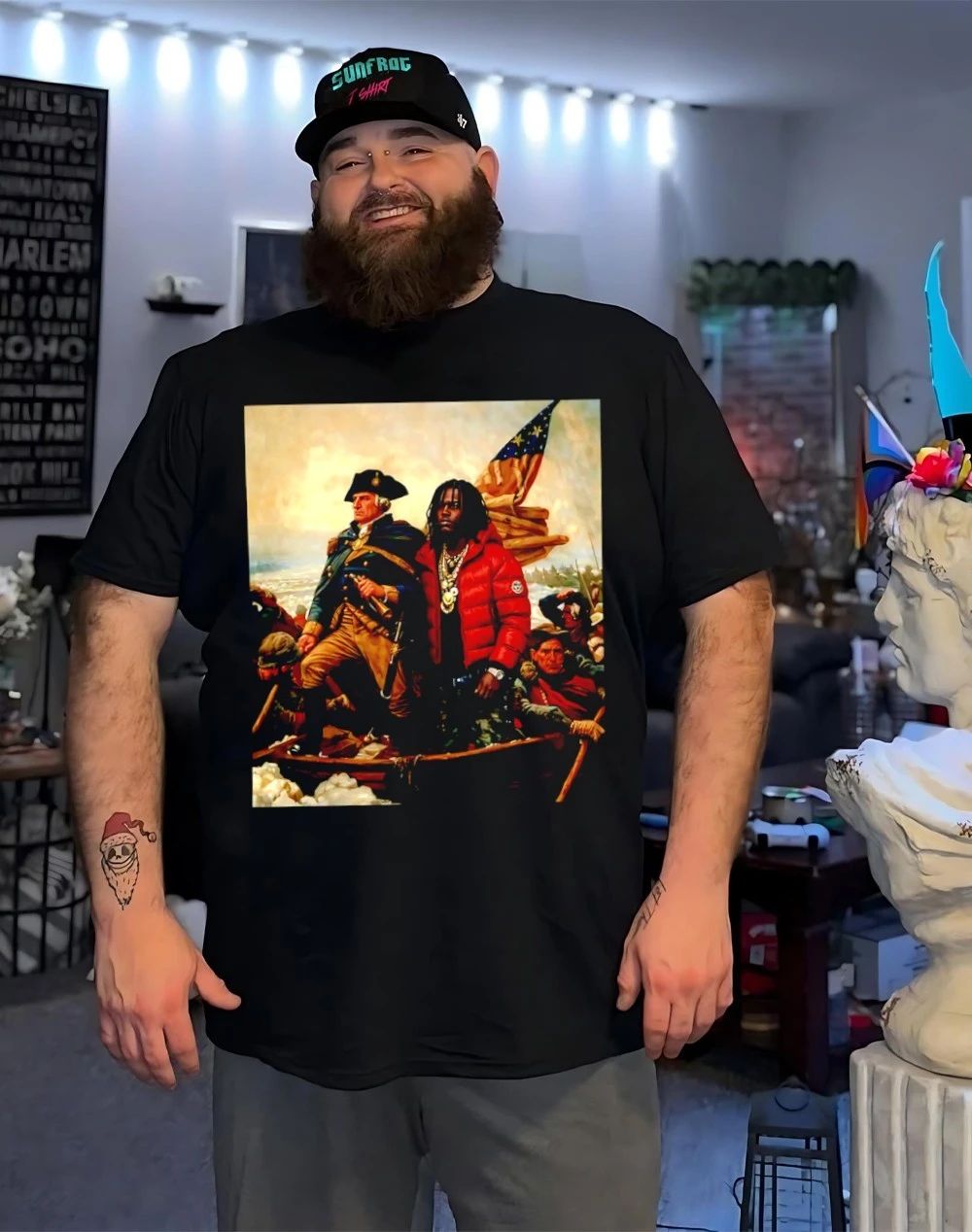 Chief Keef X Washington meme shirt