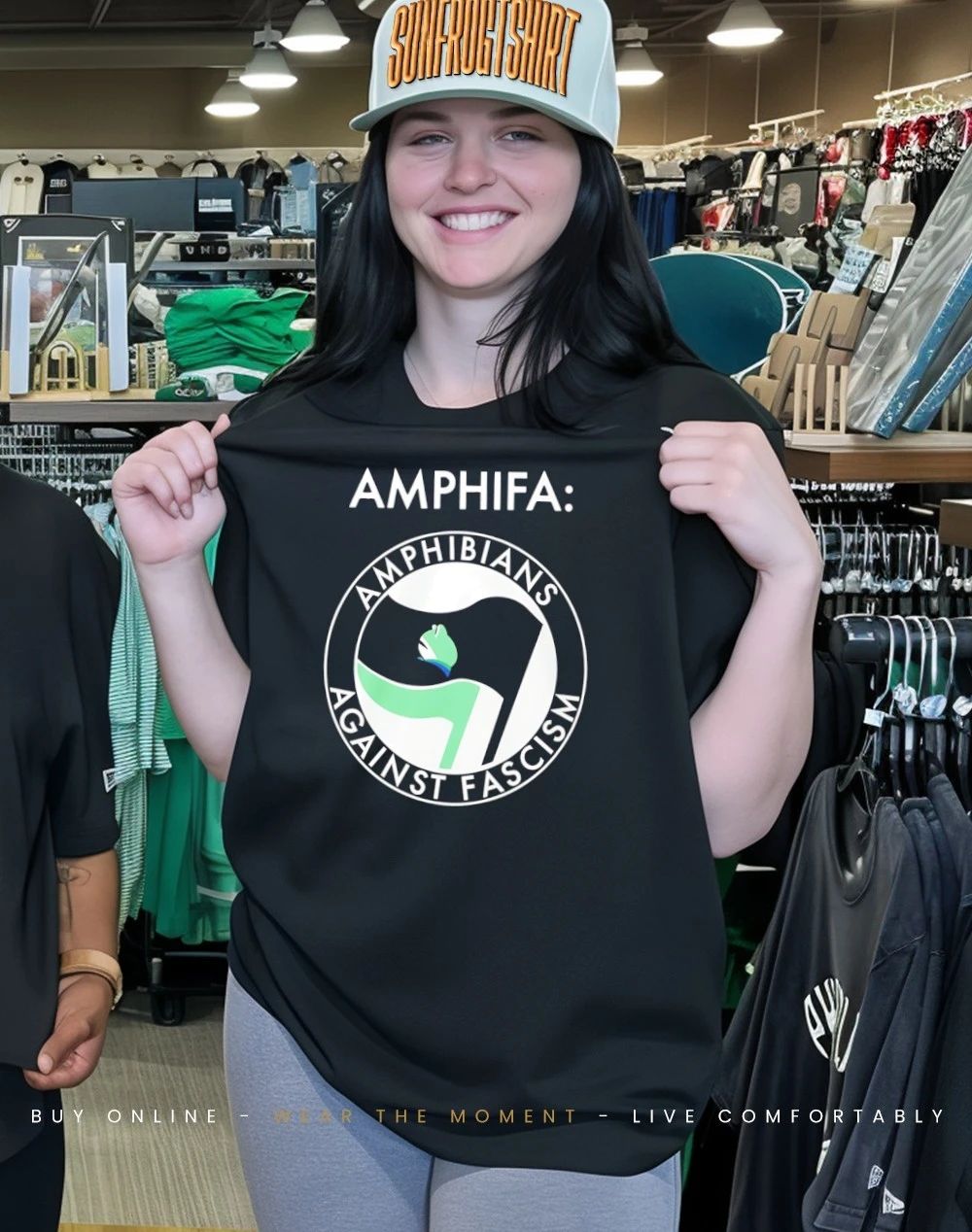 Frog Amphifa Amphibians Against Fascism shirt