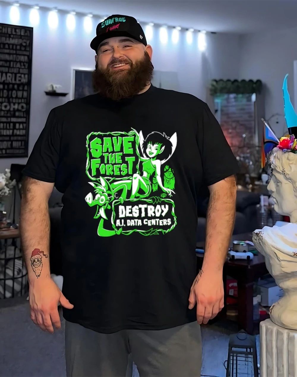 Save the Forest Destroy AI Data Centers shirt
