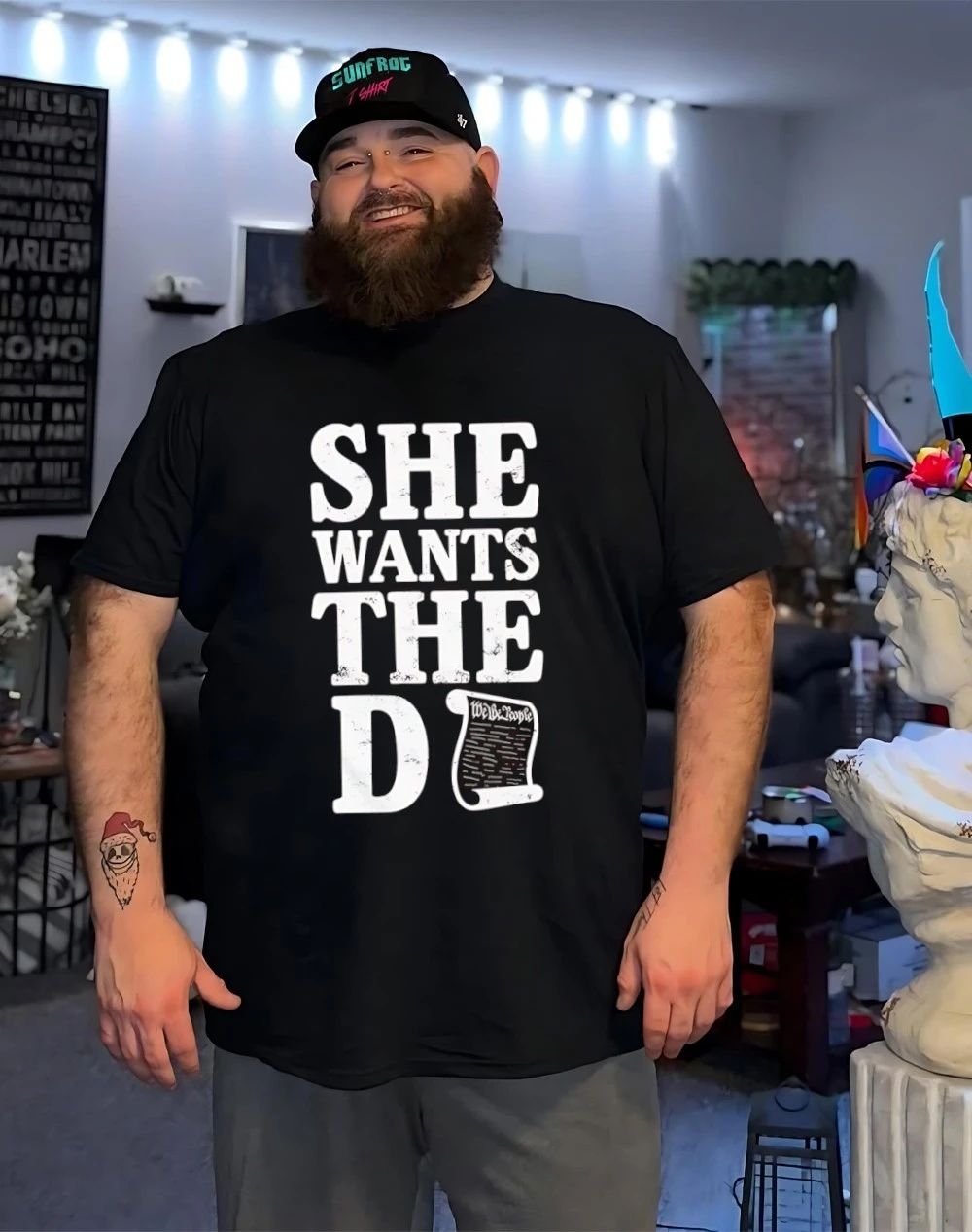 She Wants The D Patriotic Constitution Graphic shirt