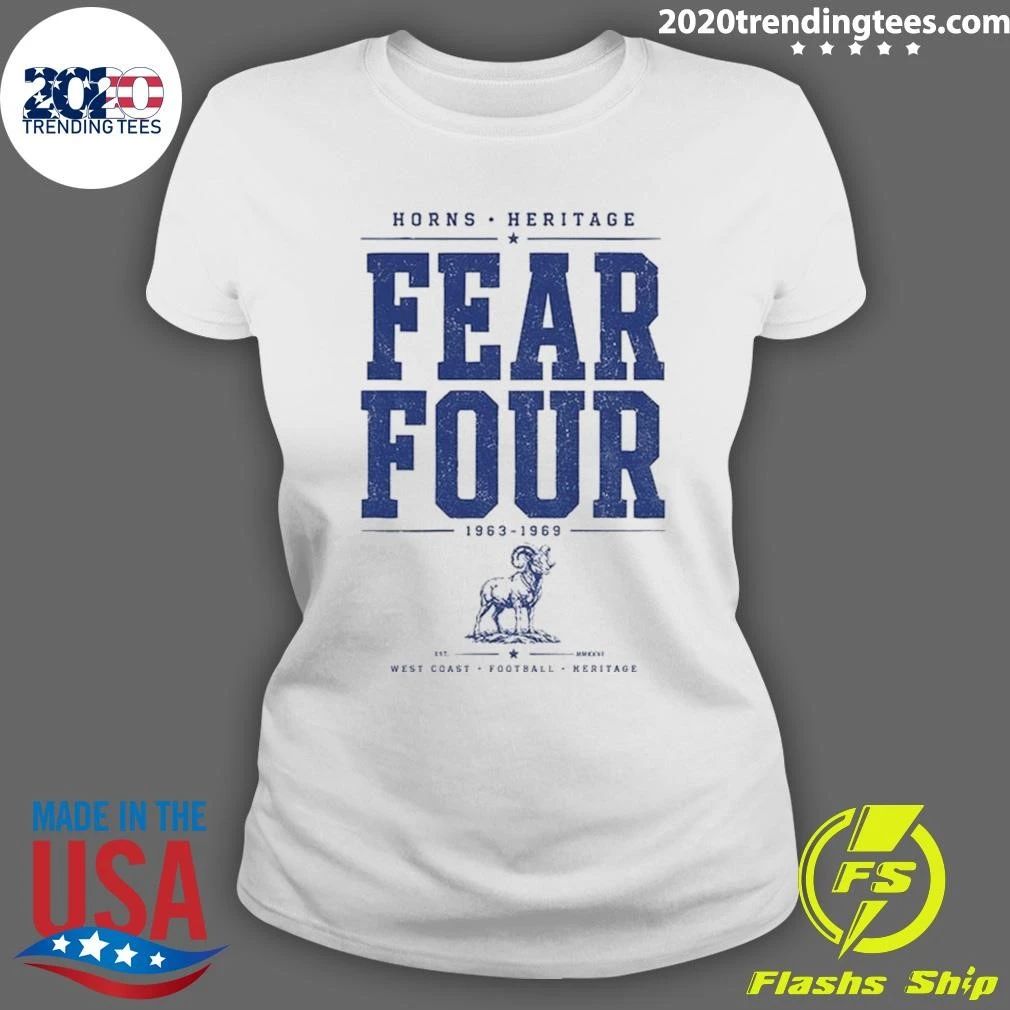 Horns Heritage Fear Four 1963-1969 Shirt