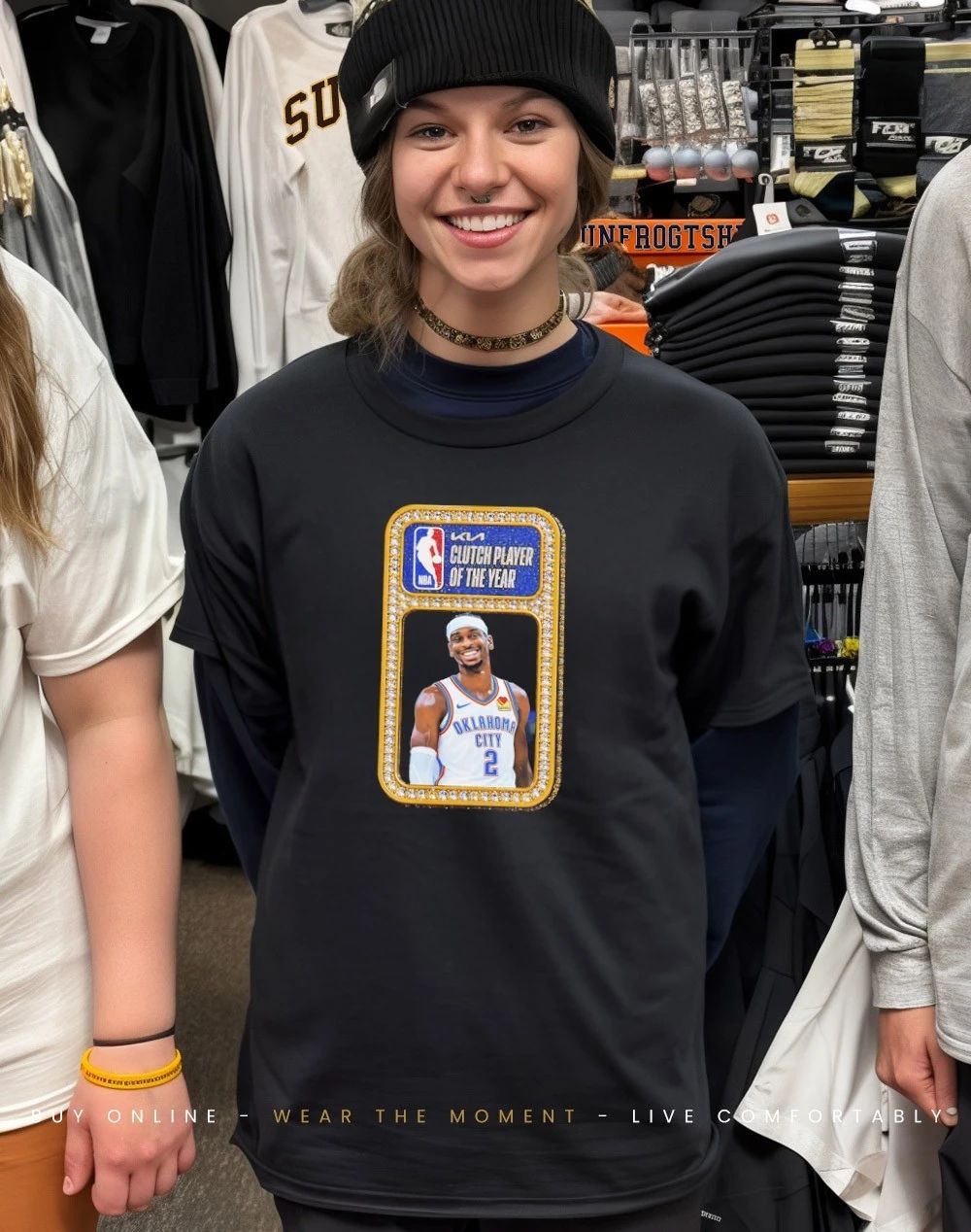 Shai Gilgeous-Alexander OKC Thunder KIA Clutch Player of the Year shirt