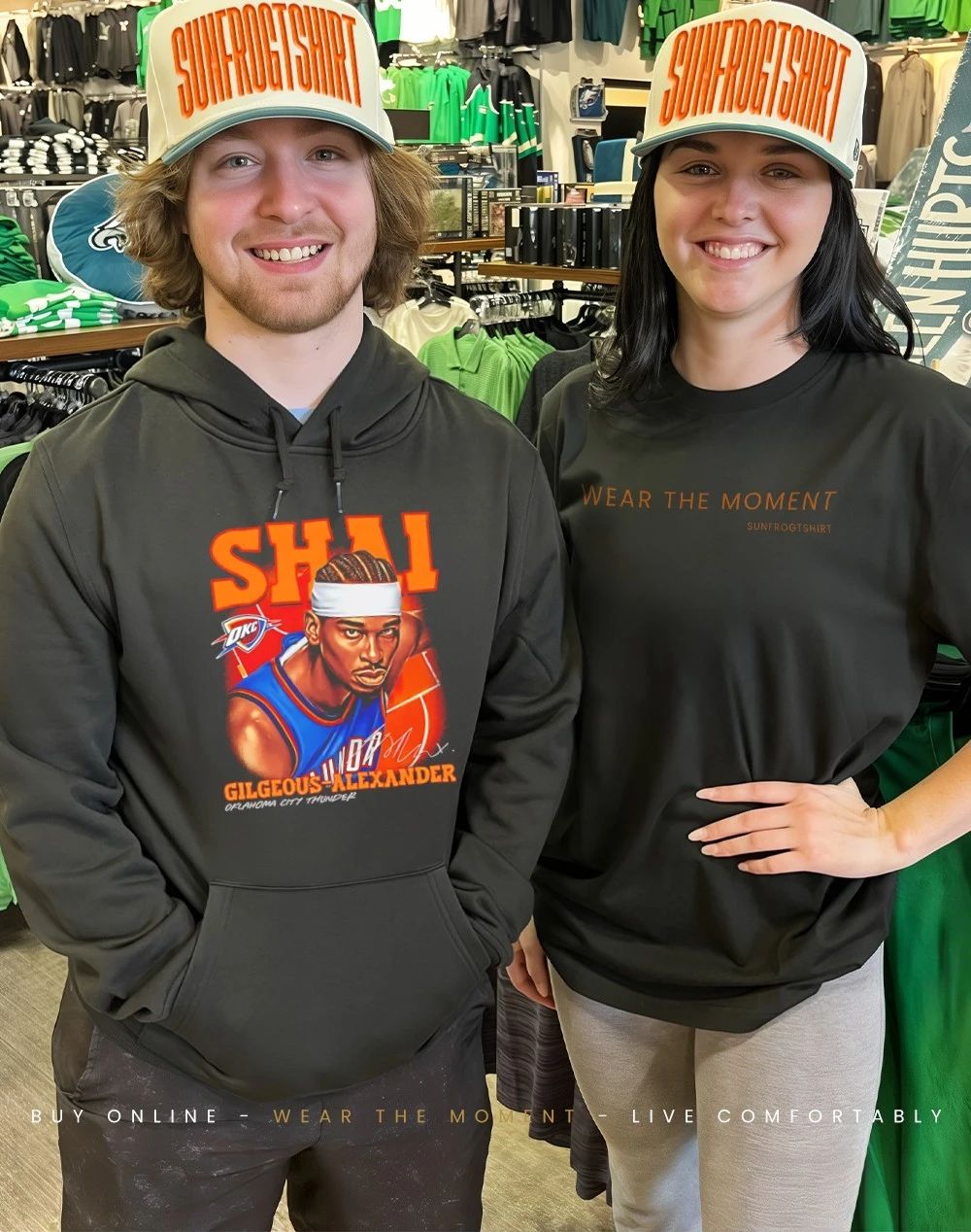 Shai Gilgeous-Alexander Oklahoma City Thunder Airbrush shirt