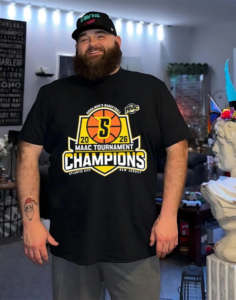 Siena Men’s Basketball 2026 MAAC Tournament Champions shirt