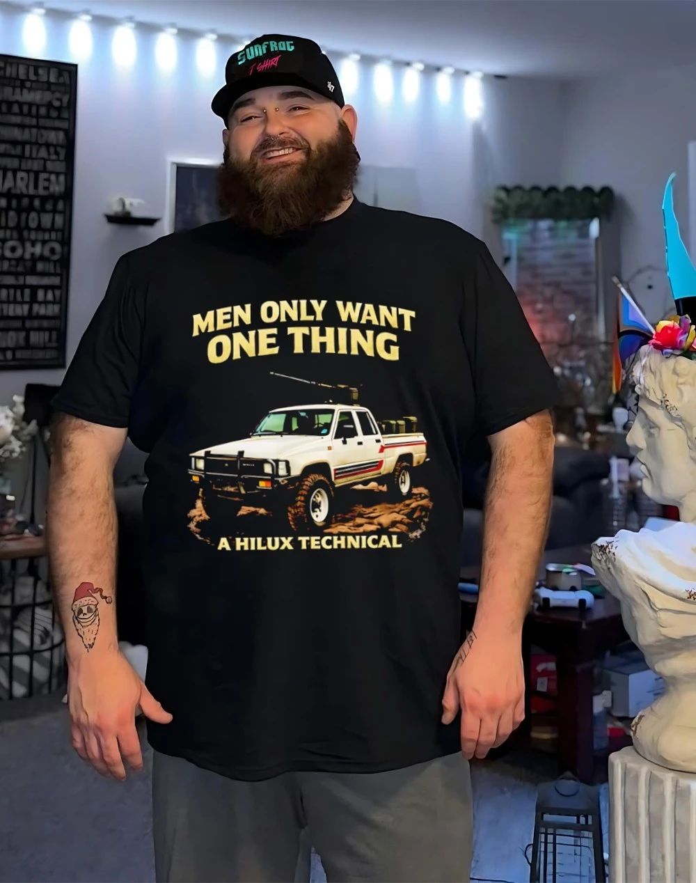 Men only want a hilux technical shirt