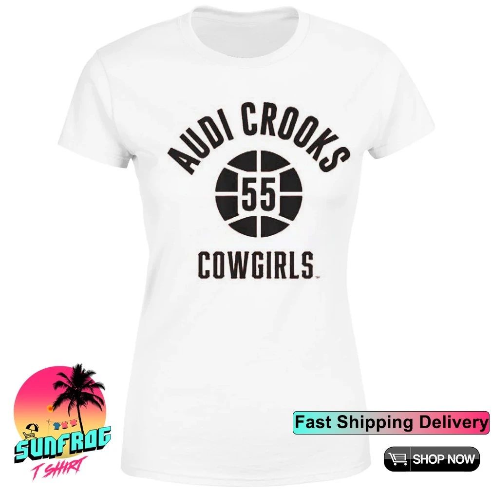 OSU Cowgirls Audi Crooks Name Number Ball front and back shirt