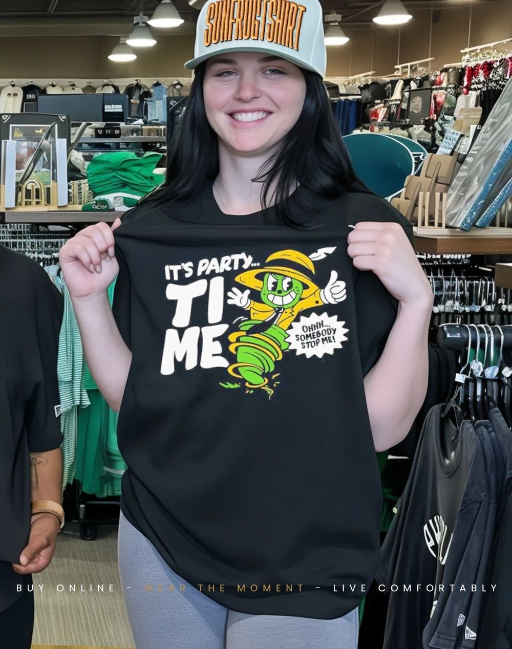 It’s party time somebody stop me shirt