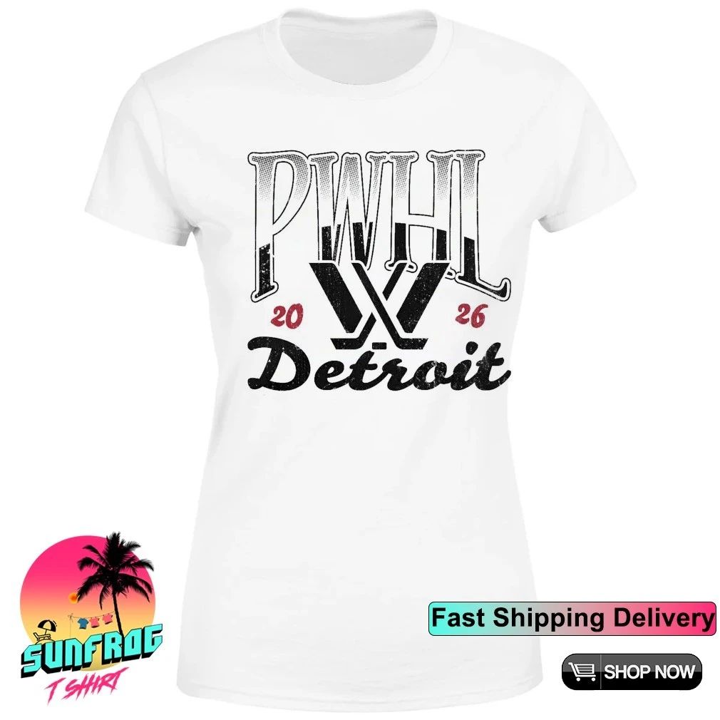 PWHL Detroit hockey 2026 shirt