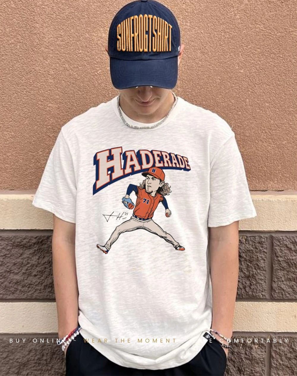 Josh Hader Houston Astros Haderade caricature shirt
