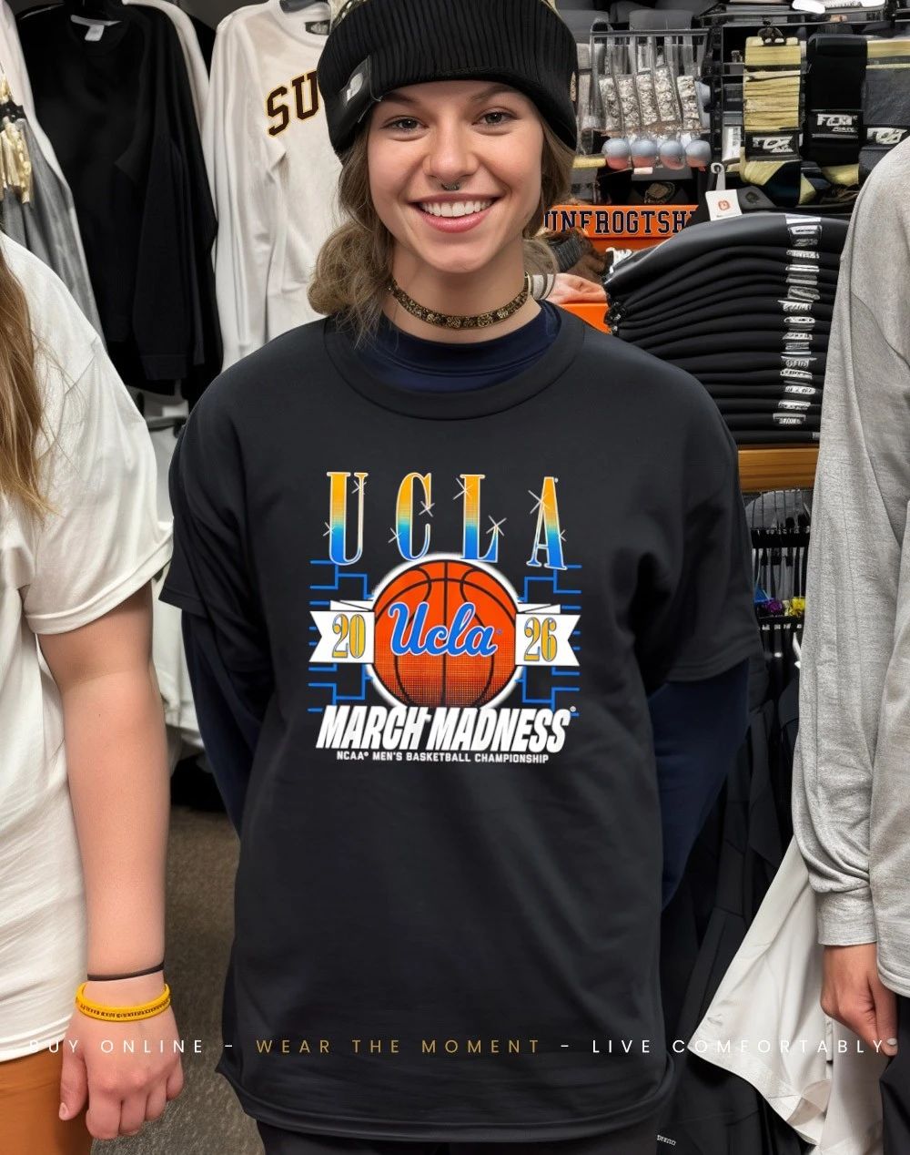 UCLA Bruins MBB 2026 March Madness logo shirt