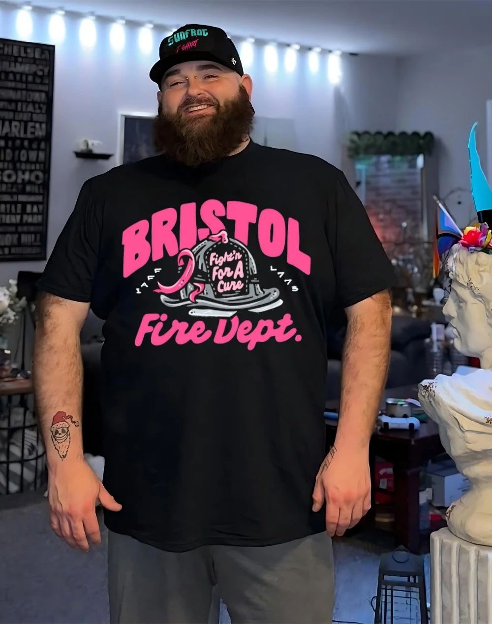 Bristol Firefighters Local 773 fighting for a cure Breast Cancer shirt