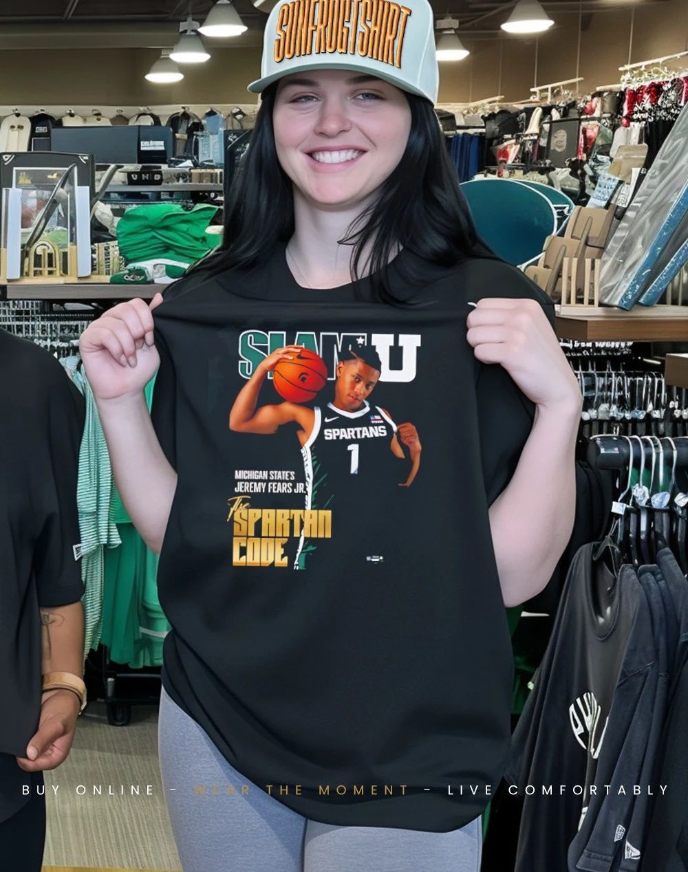 Jeremy Fears Jr. Michigan State Spartans The Spartan Code shirt