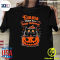 Emma Wishes You a Happy Halloween Black Cat Shirt