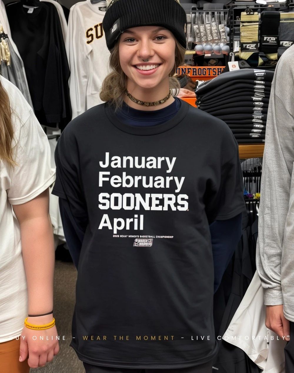 Oklahoma Sooners WBB 2026 March Madness Month January February Sooners April shirt