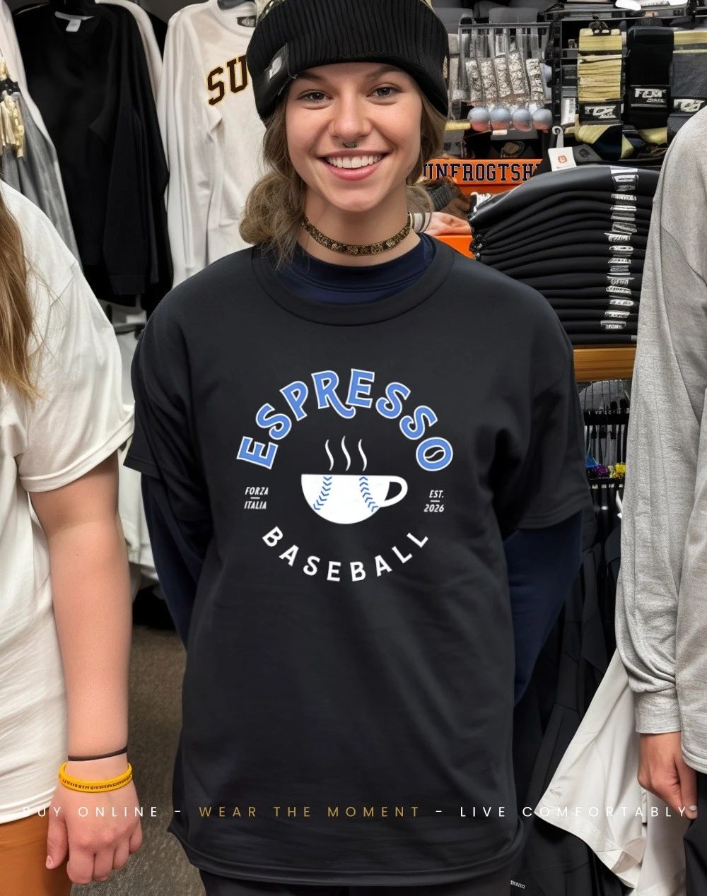 Espresso Baseball Forza Italy 2026 shirt
