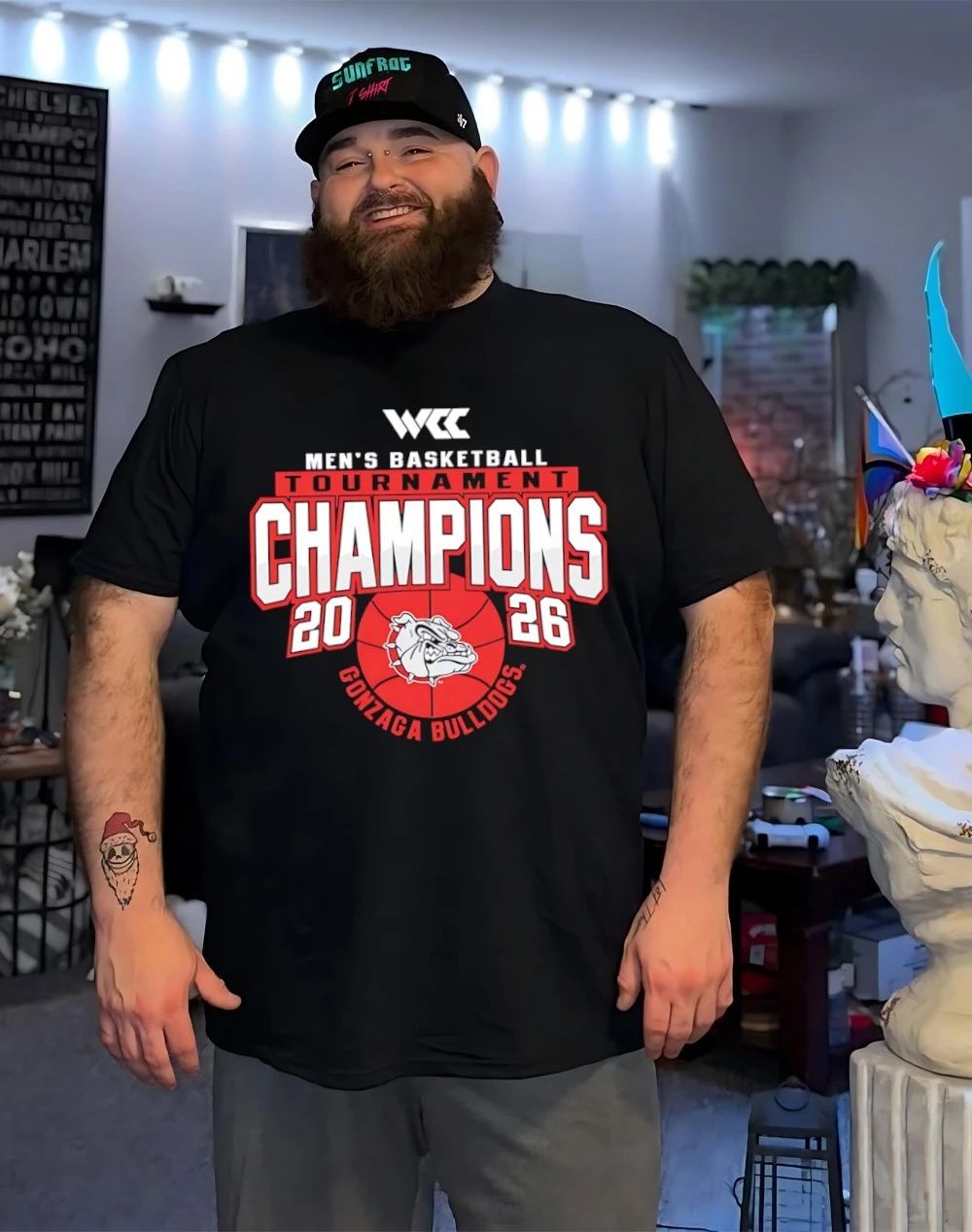 2026 Men’s Basketball WCC Champs Gonzaga Bulldogs shirt